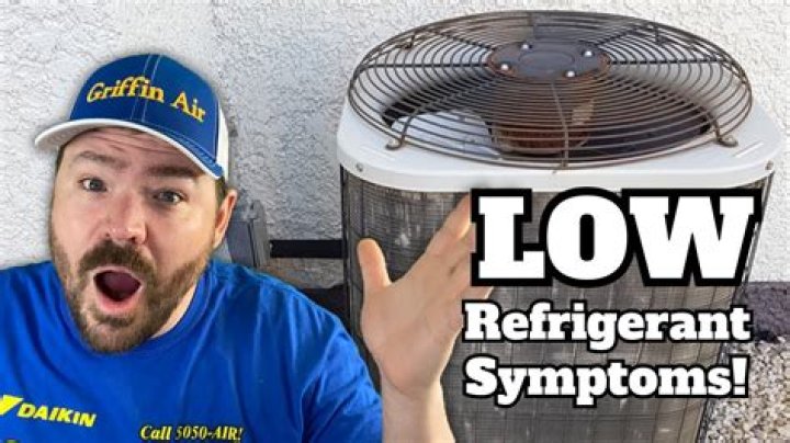 How do you know if your car is low on freon?