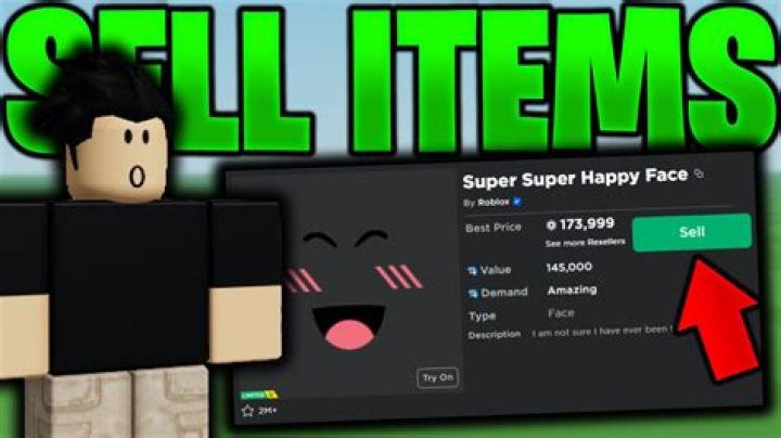 How do you sell stuff on Roblox 2020?
