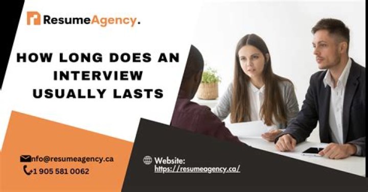 How long does an interview usually last?