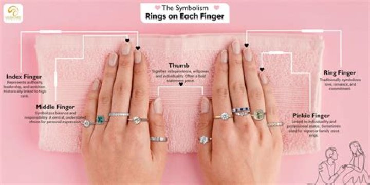 What does it mean when a woman wear a ring on her middle finger?